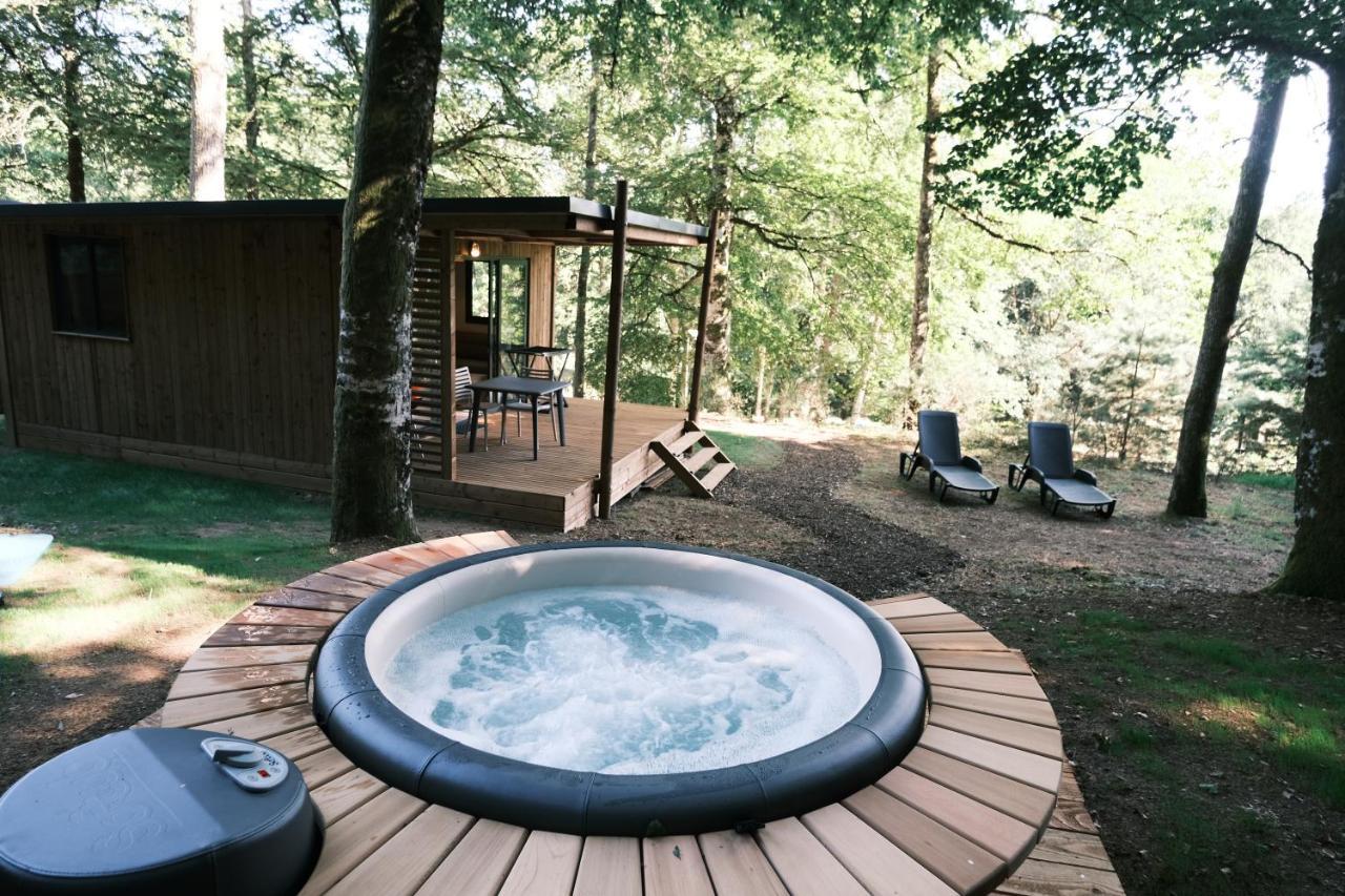 Lodge Avec Spa Privatif - Foret Et Lac Liginiac Eksteriør billede