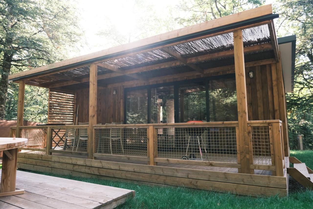 Lodge Avec Spa Privatif - Foret Et Lac Liginiac Eksteriør billede